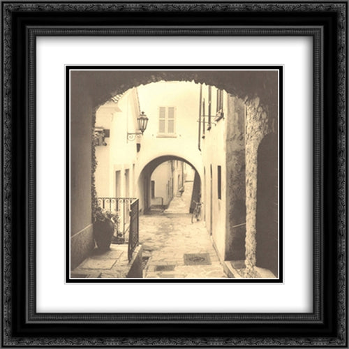 Varenna, Lago di Como 2x Matted 20x24 Black Ornate Wood Framed Art Print Poster with Double Matting by Blaustein, Alan