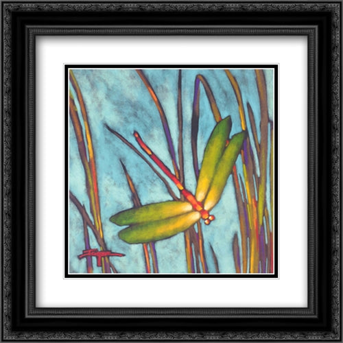 As You Wish 2x Matted 20x20 Black Ornate Wood Framed Art Print Poster with Double Matting by Ichter, Robert