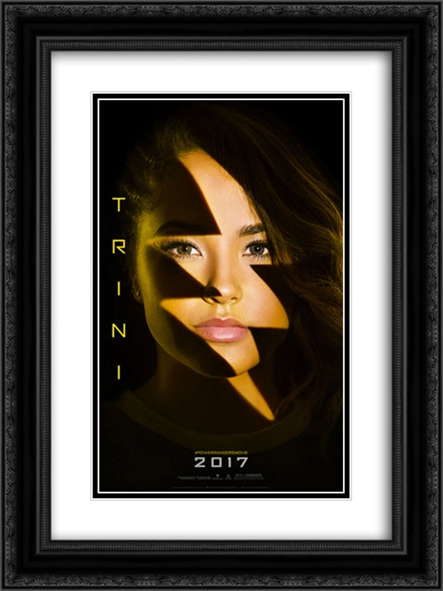 Power Rangers Trini 18x24 Black Ornate Wood Framed Movie Poster with Double Matting