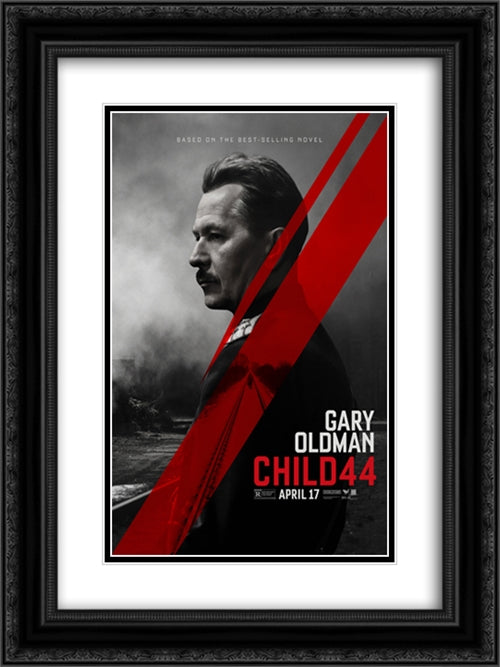 Child 44 18x24 Black Ornate Wood Framed Movie Poster with Double Matting