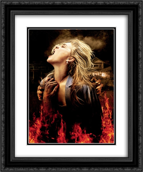 Drag Me to Hell 20x24 Black Ornate Wood Framed Movie Poster with Double Matting