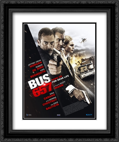 Bus 657 20x24 Black Ornate Wood Framed Movie Poster with Double Matting