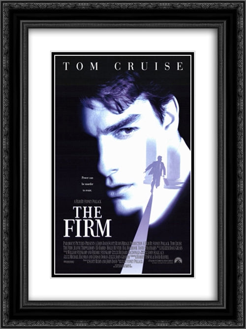 The Firm 18x24 Black Ornate Wood Framed Movie Poster with Double Matting