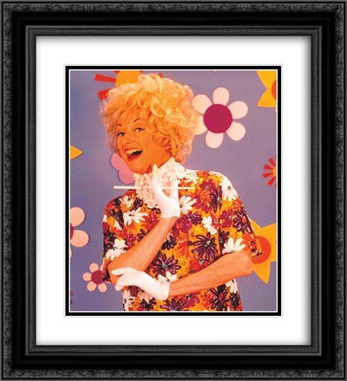 Phyllis Diller 20x22 Black Ornate Wood Framed Movie Poster with Double Matting