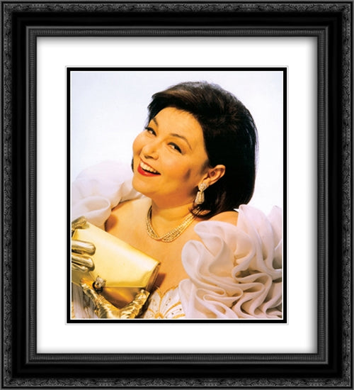 Roseanne Barr 20x22 Black Ornate Wood Framed Movie Poster with Double Matting