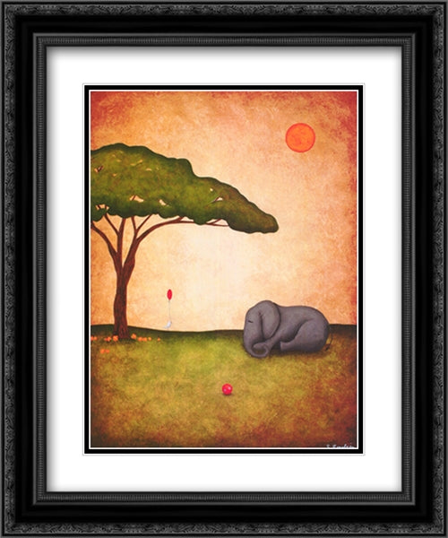 Sunday Afternoon 17x23 Black Ornate Wood Framed Art Print Poster with Double Matting by Beaubien, Shari