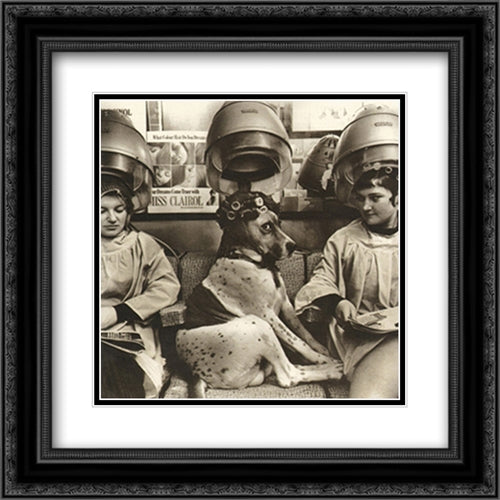 Make Over 2x Matted 24x20 Black Ornate Wood Framed Art Print Poster with Double Matting by Drysdale, Chad