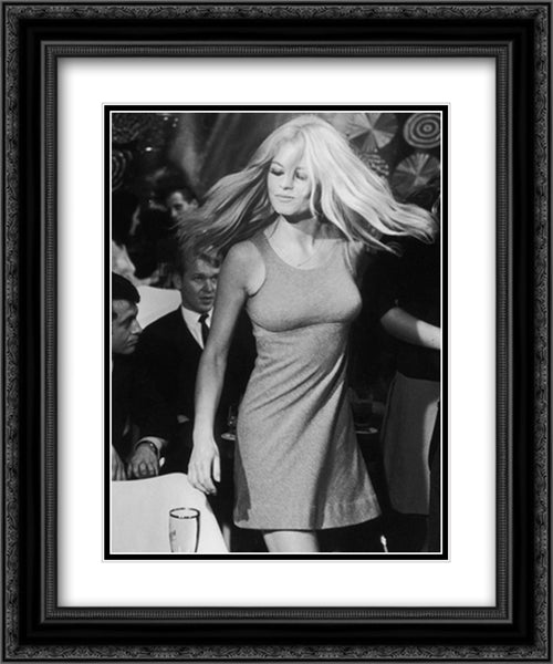 Bridget Bardot: The Real Thing 2x Matted 24x20 Black Ornate Wood Framed Art Print Poster with Double Matting