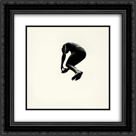 Pleasures and Terrors of Levitation - 25 20x20 Black Ornate Wood Framed Art Print Poster with Double Matting by Siskind, Aaron