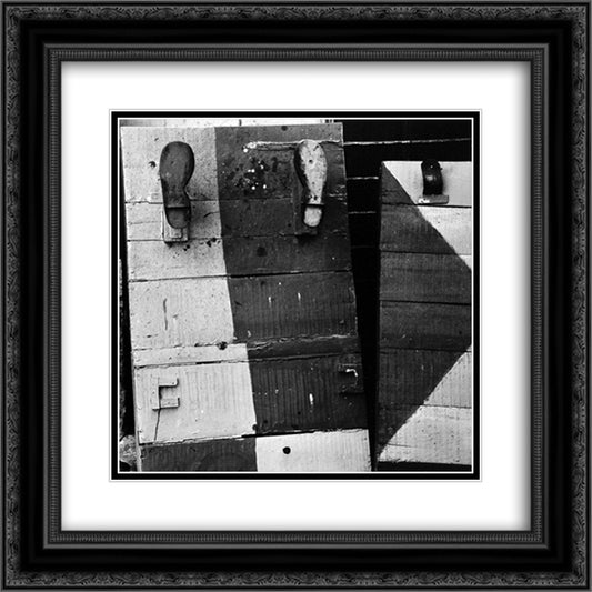 Recife (Olinda) 8 20x20 Black Ornate Wood Framed Art Print Poster with Double Matting by Siskind, Aaron