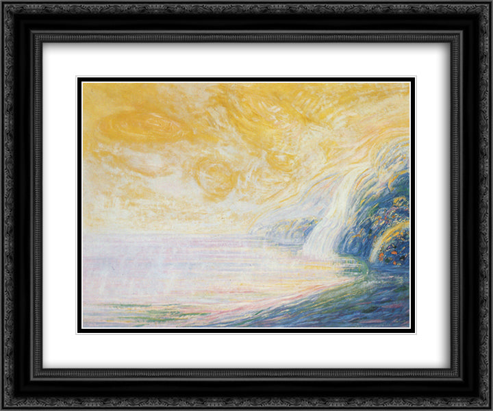 Droomlandschap 24x20 Black Ornate Wood Framed Art Print Poster with Double Matting by Trachsel, Albert