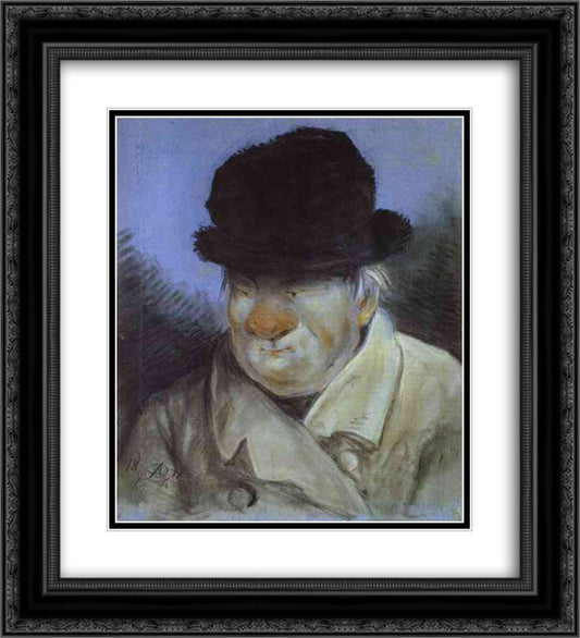 Portrait of the Architect Giacomo Quarenghi 20x22 Black Ornate Wood Framed Art Print Poster with Double Matting by Orlowski, Alexander