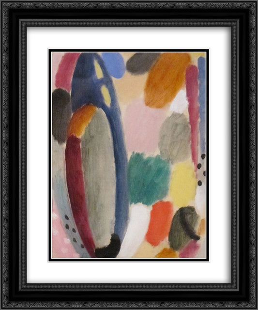 Autumn Sound 20x24 Black Ornate Wood Framed Art Print Poster with Double Matting by von Jawlensky, Alexej