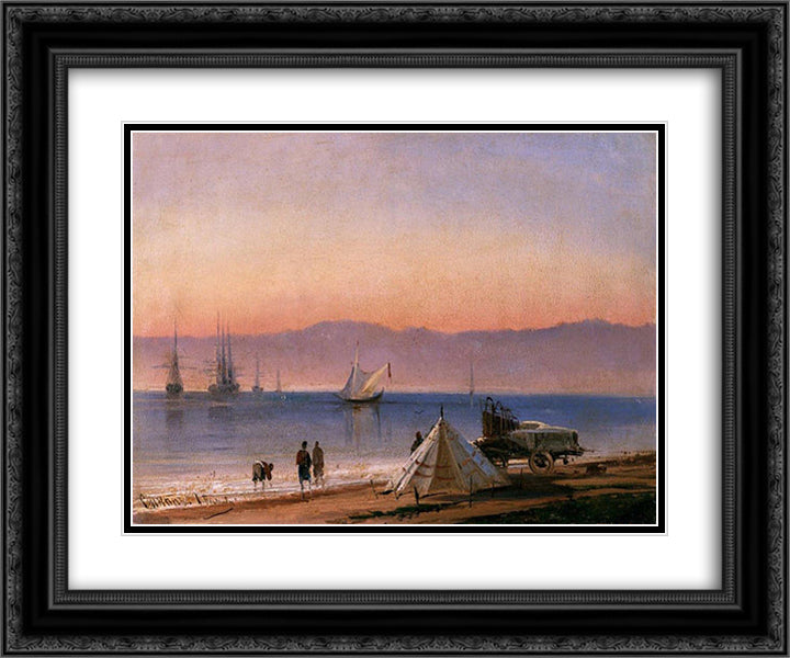Sinop. Turkey 24x20 Black Ornate Wood Framed Art Print Poster with Double Matting by Bogolyubov, Alexey