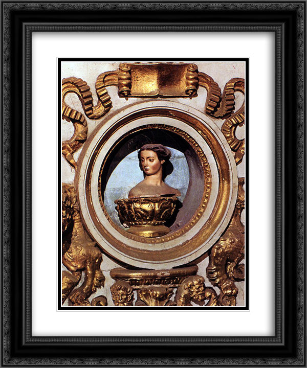 Eve 20x24 Black Ornate Wood Framed Art Print Poster with Double Matting by Cano, Alonzo