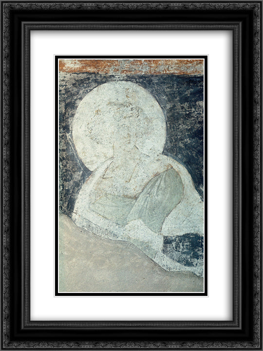 Prophet Daniel 18x24 Black Ornate Wood Framed Art Print Poster with Double Matting by Rublev, Andrei