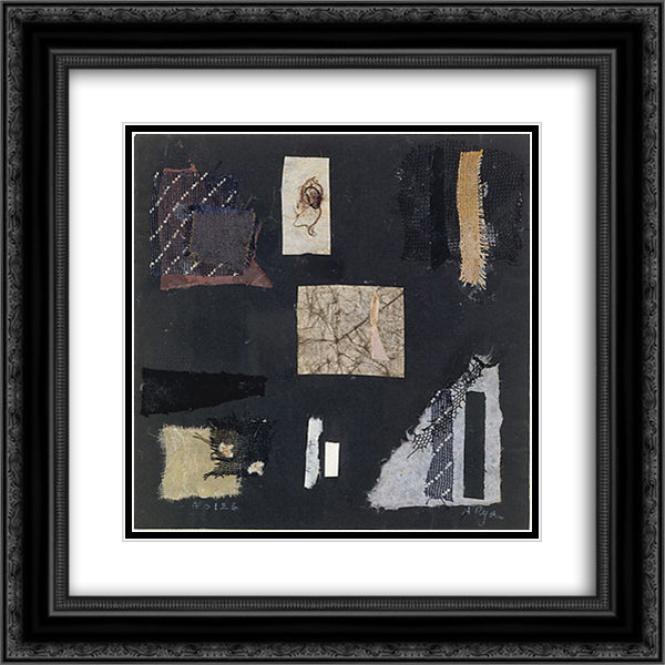 Number 126 20x20 Black Ornate Wood Framed Art Print Poster with Double Matting by Ryan, Anne