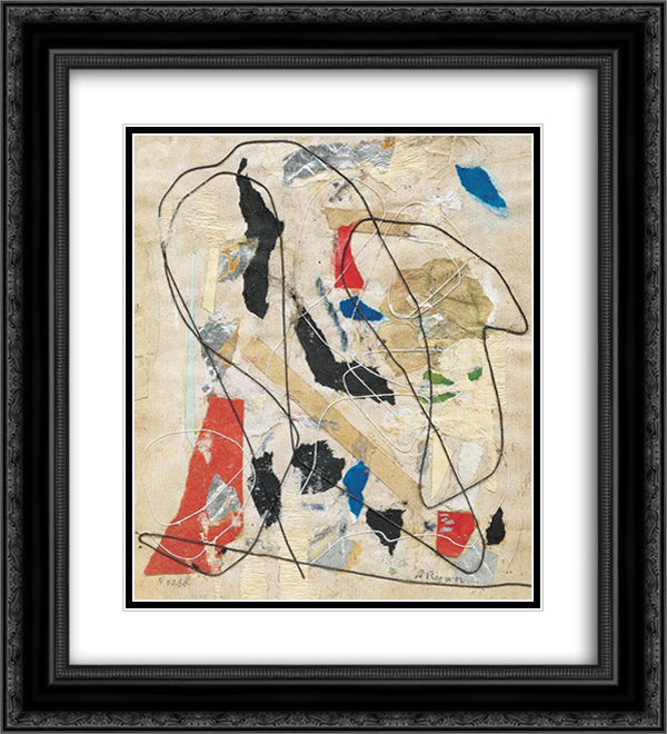 Number 236 20x22 Black Ornate Wood Framed Art Print Poster with Double Matting by Ryan, Anne