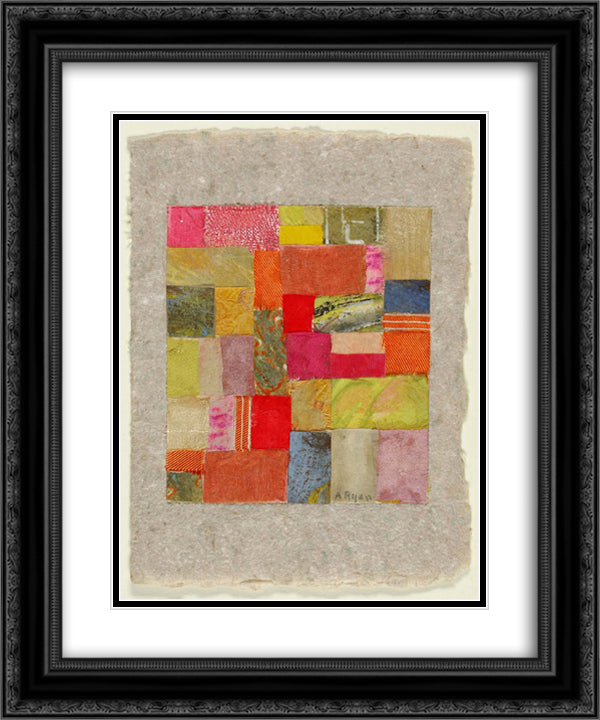 Untitled (#424) 20x24 Black Ornate Wood Framed Art Print Poster with Double Matting by Ryan, Anne