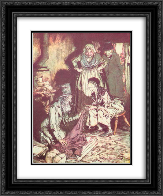 What do you call this - said Joe 20x24 Black Ornate Wood Framed Art Print Poster with Double Matting by Rackham, Arthur