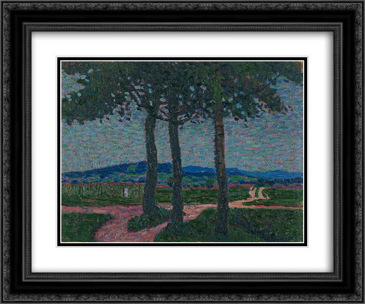 Weg nach Kynwasser (Riesengebirge) 24x20 Black Ornate Wood Framed Art Print Poster with Double Matting by Segal, Arthur