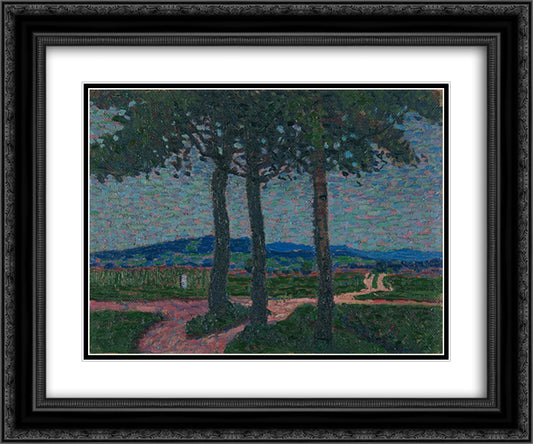 Weg nach Kynwasser (Riesengebirge) 24x20 Black Ornate Wood Framed Art Print Poster with Double Matting by Segal, Arthur