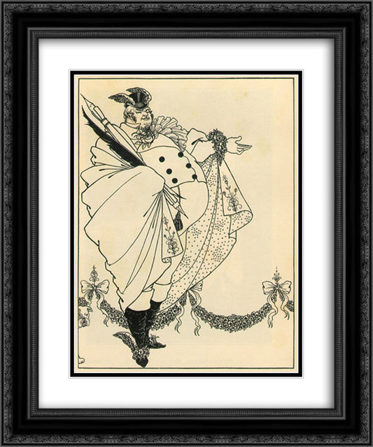 Page preceding contents list 20x24 Black Ornate Wood Framed Art Print Poster with Double Matting by Beardsley, Aubrey