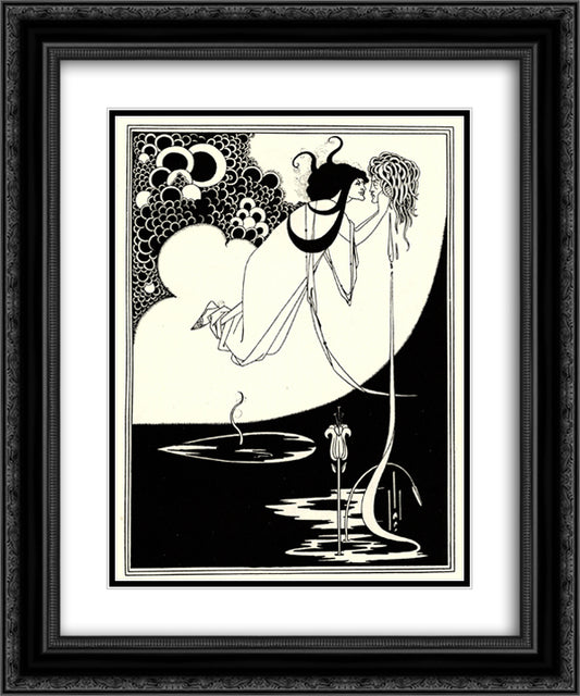 The Climax 20x24 Black Ornate Wood Framed Art Print Poster with Double Matting by Beardsley, Aubrey