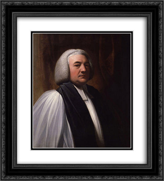 William Markham 20x22 Black Ornate Wood Framed Art Print Poster with Double Matting by West, Benjamin