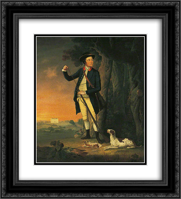 Roger Pocklington 20x22 Black Ornate Wood Framed Art Print Poster with Double Matting by Williams, William