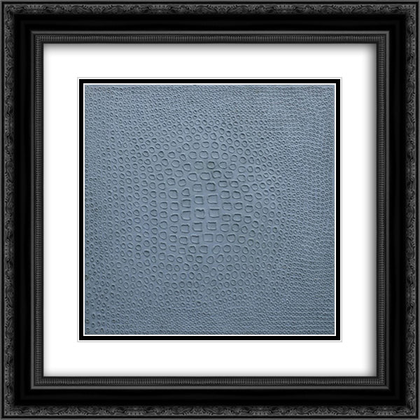Unist Composition 14 20x20 Black Ornate Wood Framed Art Print Poster with Double Matting by Strzeminski, Wladyslaw