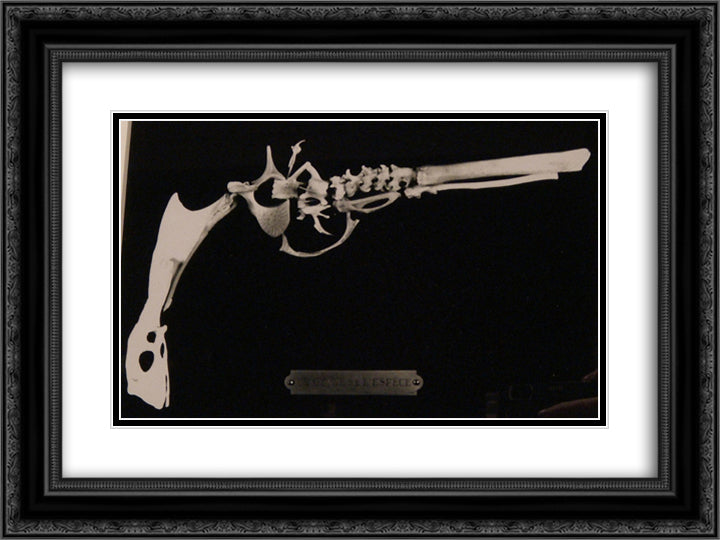 Genius of the Species 24x18 Black Ornate Wood Framed Art Print Poster with Double Matting by Paalen, Wolfgang