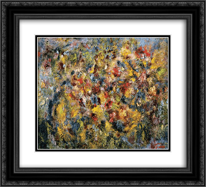 That's life 22x20 Black Ornate Wood Framed Art Print Poster with Double Matting by Paalen, Wolfgang