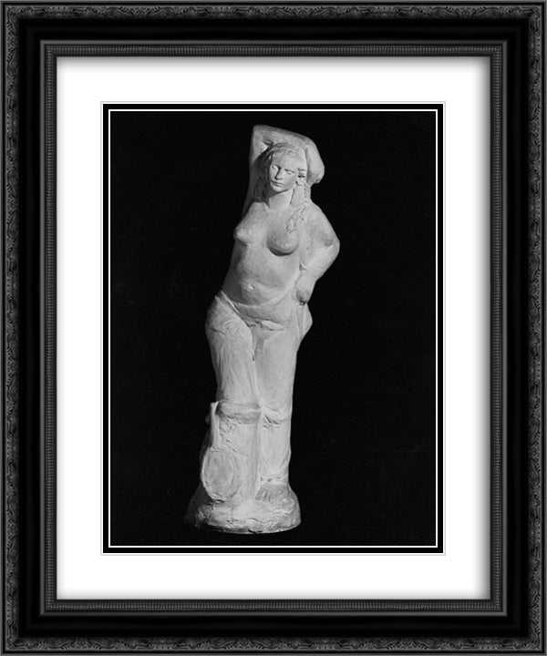 Venus 20x24 Black Ornate Wood Framed Art Print Poster with Double Matting by Chalepas, Yannoulis