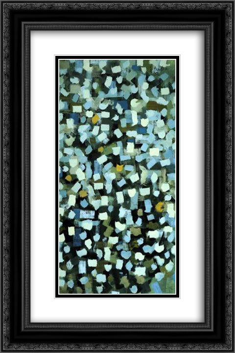 No. 5 16x24 Black Ornate Wood Framed Art Print Poster with Double Matting by Tomlin, Bradley Walker