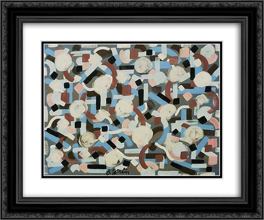 Untitled 24x20 Black Ornate Wood Framed Art Print Poster with Double Matting by Tomlin, Bradley Walker