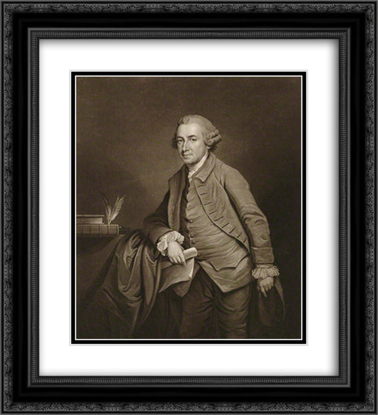 Anthony Champion 20x22 Black Ornate Wood Framed Art Print Poster with Double Matting by Turner, Charles
