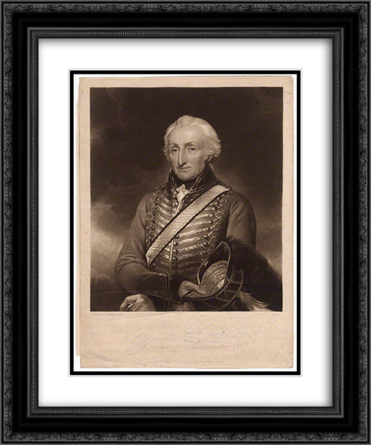 Charles Herries 20x24 Black Ornate Wood Framed Art Print Poster with Double Matting by Turner, Charles