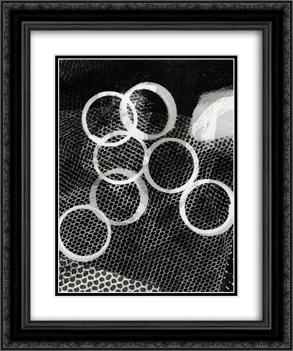 Schadographie 16 20x24 Black Ornate Wood Framed Art Print Poster with Double Matting by Schad, Christian