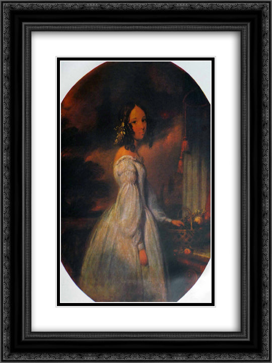 Countess Sophia Mikhailovna Vorontsov 18x24 Black Ornate Wood Framed Art Print Poster with Double Matting by Robertson, Christina