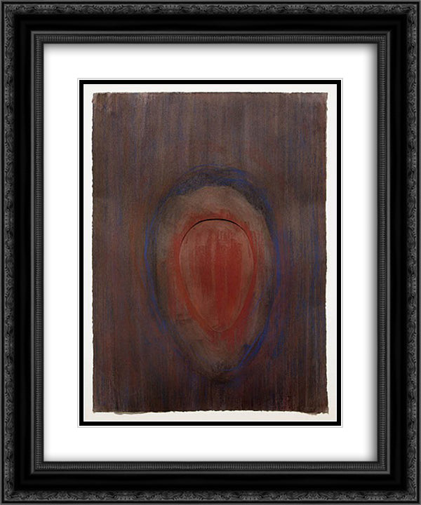 The Whole Soul Summed Up 20x24 Black Ornate Wood Framed Art Print Poster with Double Matting by Wilmarth, Christopher