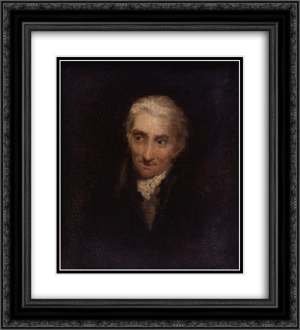 Unknown man, formerly known as James Northcote 20x22 Black Ornate Wood Framed Art Print Poster with Double Matting by Wilkie, David