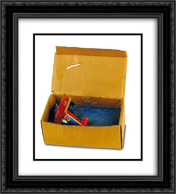 Ins Meer 20x22 Black Ornate Wood Framed Art Print Poster with Double Matting by Roth, Dieter