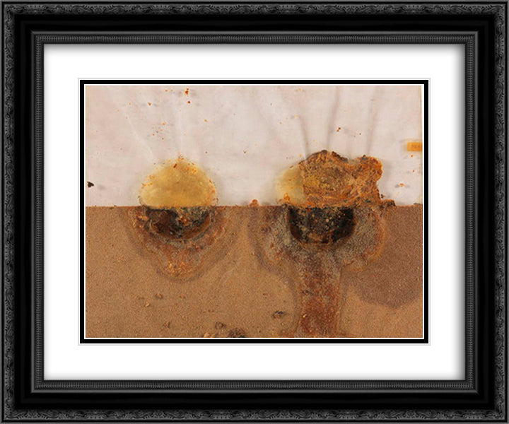 Small Landscape 24x20 Black Ornate Wood Framed Art Print Poster with Double Matting by Roth, Dieter