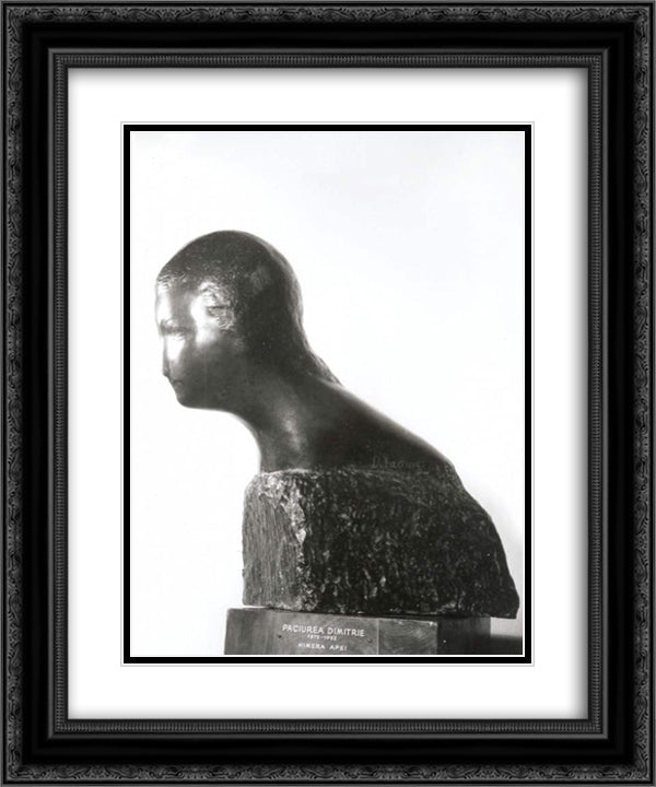 Chimera of the Water 20x24 Black Ornate Wood Framed Art Print Poster with Double Matting by Paciurea, Dimitrie