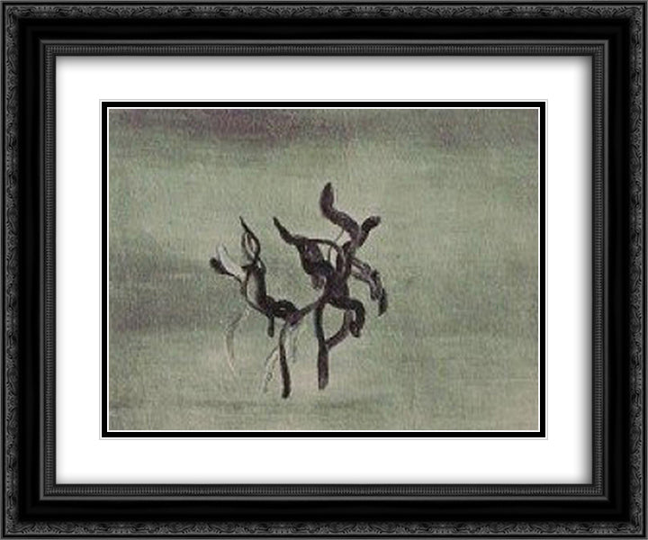 Forever (Hypnagogic Movement) 24x20 Black Ornate Wood Framed Art Print Poster with Double Matting by Trost, Dolfi