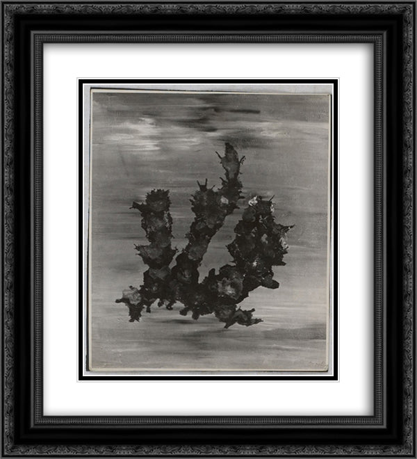 Untitled Vaporization 20x22 Black Ornate Wood Framed Art Print Poster with Double Matting by Trost, Dolfi