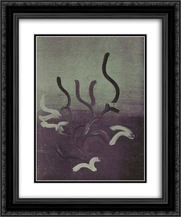 Whip His Image Until Bleeding (Hypnagogic Movement) 20x24 Black Ornate Wood Framed Art Print Poster with Double Matting by Trost, Dolfi