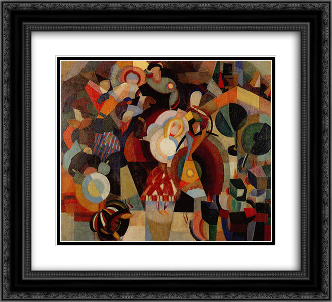 A revolta - A revolta das bonecas 22x20 Black Ornate Wood Framed Art Print Poster with Double Matting by Viana, Eduardo