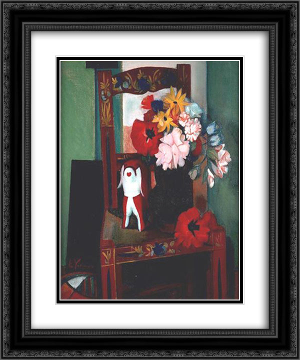Composicao 20x24 Black Ornate Wood Framed Art Print Poster with Double Matting by Viana, Eduardo